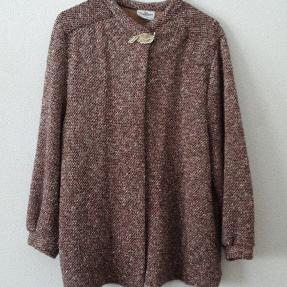 Fire Islander knit open cardi size 44 Vintage European size.  Large/extra large